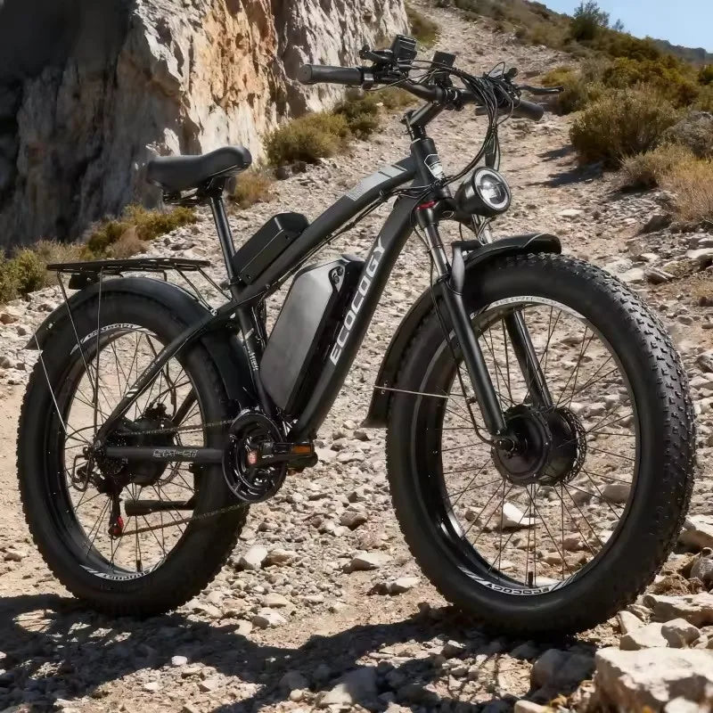 Fashionable electric bike, 2000W*2 dual motors 52V 32AH long battery life hydraulic brake stable and durable electric bicycle